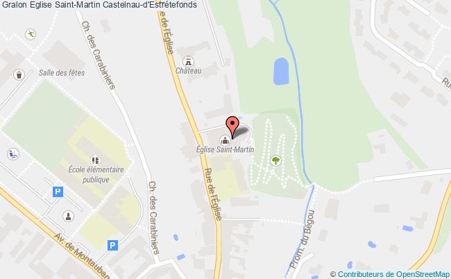 Eglise Saint-martin  Castelnau-d'estrétefonds