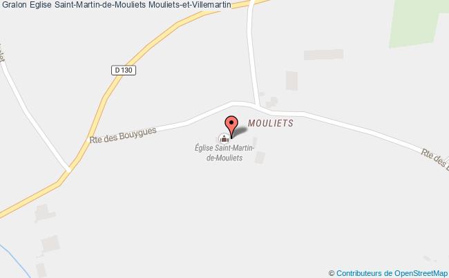 Eglise Saint-martin-de-mouliets  Mouliets-et-villemartin