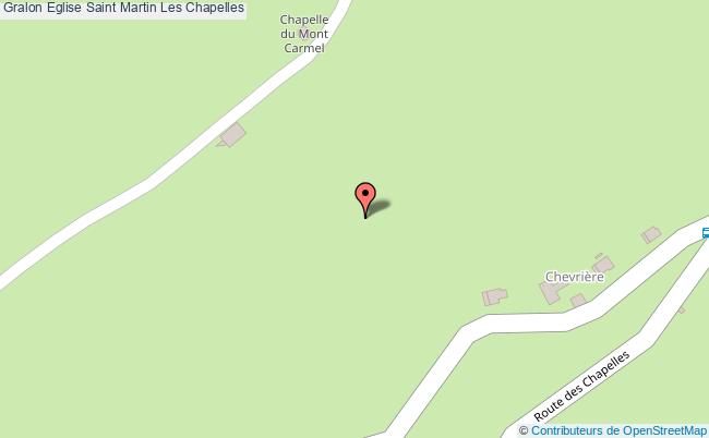 Eglise Saint Martin  Les Chapelles