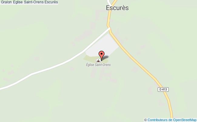 Eglise Saint-orens  Escurès