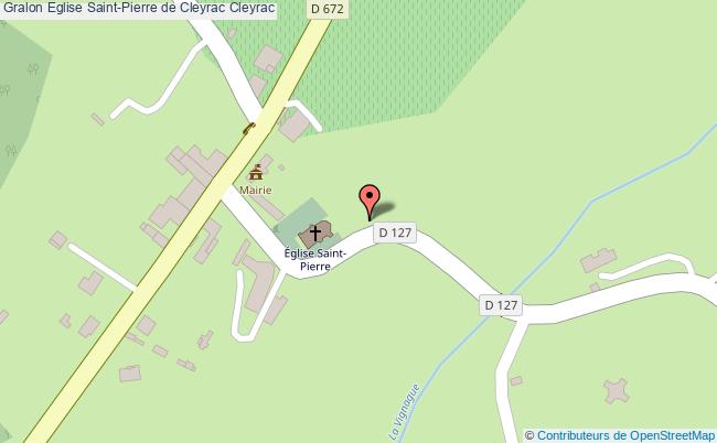 Eglise Saint-pierre De Cleyrac 