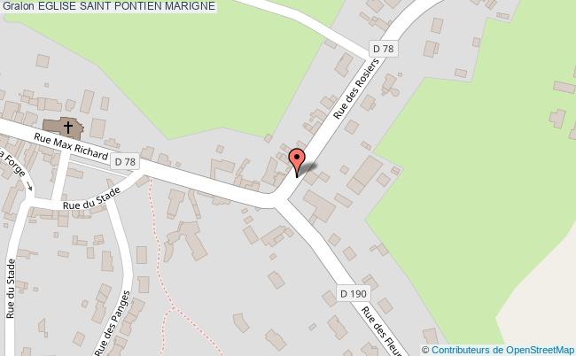 Eglise Saint Pontien  Marigné