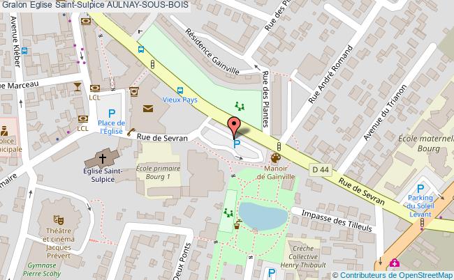 Eglise Saint-sulpice  Aulnay-sous-bois