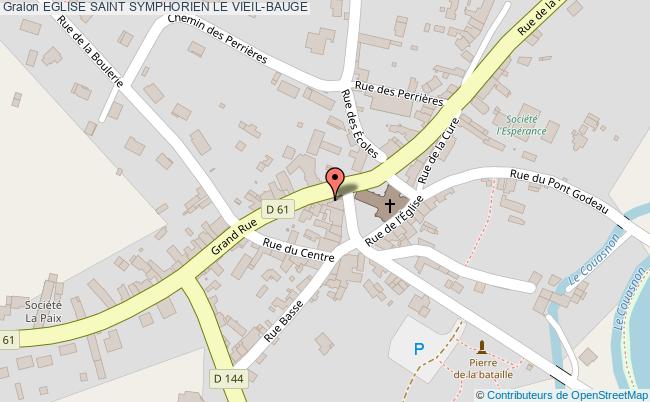 Eglise Saint Symphorien  Le Vieil-baugé