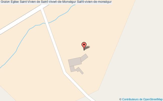 Eglise Saint-vivien De Saint-vivien-de-monségur 