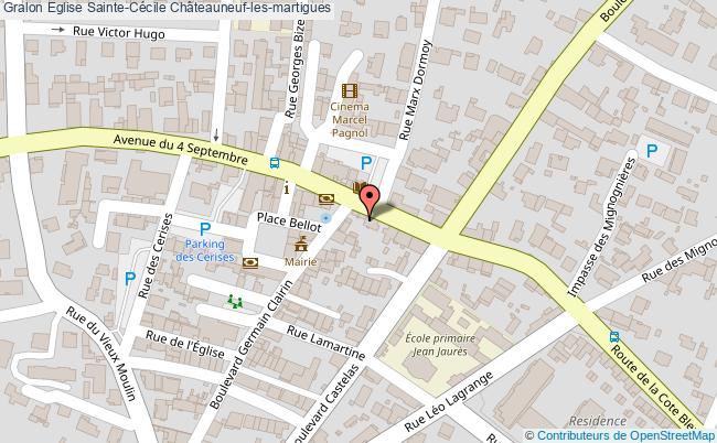 Eglise Sainte-cécile  Châteauneuf-les-martigues