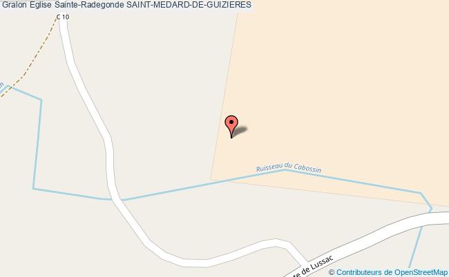 Eglise Sainte-radegonde  Saint-médard-de-guizières