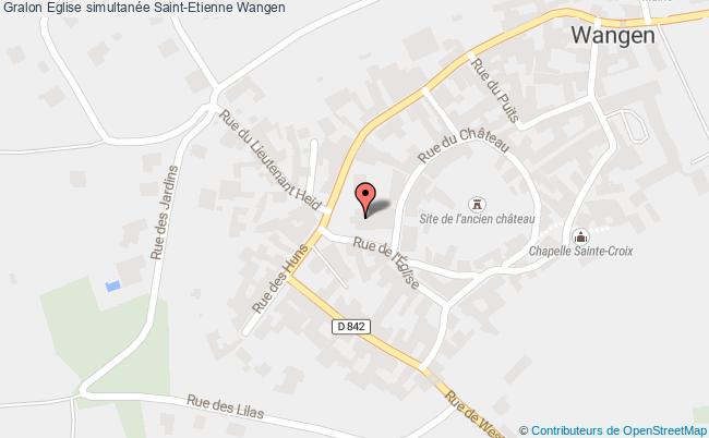 Eglise Simultanée Saint-etienne  Wangen