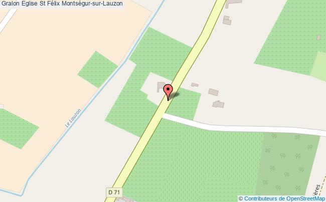 Eglise St Félix  Montségur-sur-lauzon