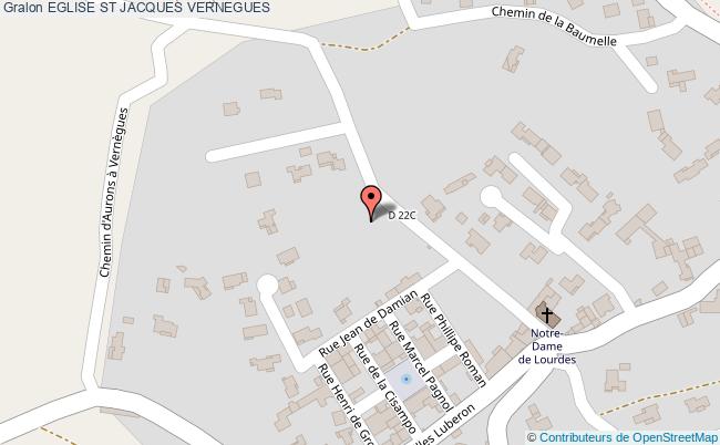 Eglise St Jacques  Vernègues