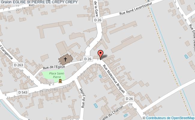 Eglise St Pierre De Crepy  Crépy