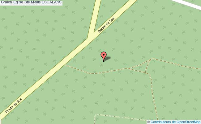 Eglise Ste Meille  Escalans