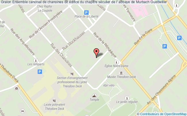 Ensemble Canonial De Chanoines Dit édifice Du Chapitre Séculier De L' Abbaye De Murbach  Guebwiller