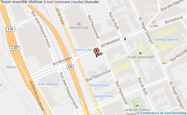 Ensemble D'édifices à Cour Commune (courée)  Marseille