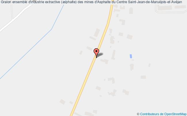 Ensemble D'industrie Extractive (asphalte) Des Mines D'asphalte Du Centre  Saint-jean-de-maruéjols-et-avéjan