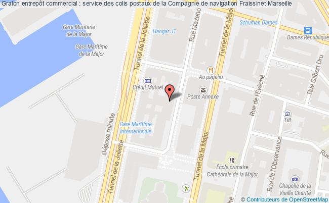 Entrepôt Commercial : Service Des Colis Postaux De La Compagnie De Navigation Fraissinet  Marseille