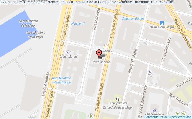 Entrepôt Commercial : Service Des Colis Postaux De La Compagnie Générale Transatlantique  Marseille