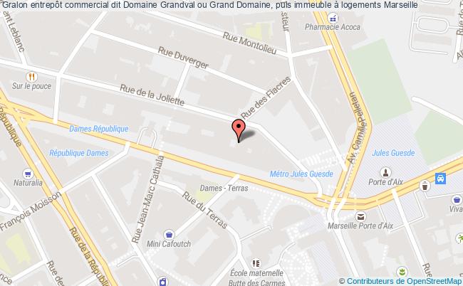 Entrepôt Commercial Dit Domaine Grandval Ou Grand Domaine, Puis Immeuble à Logements  Marseille