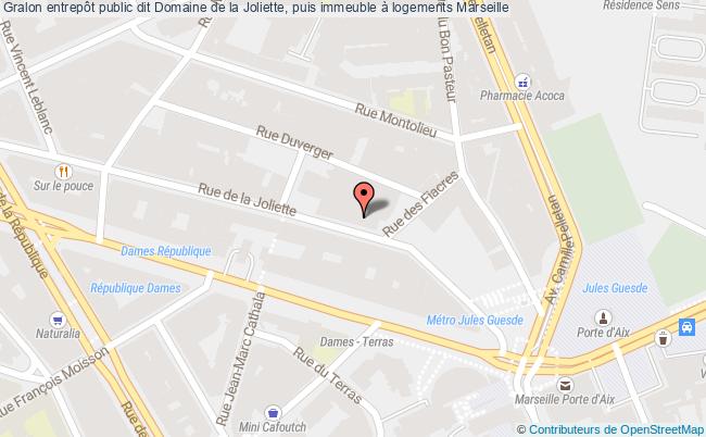 Entrepôt Public Dit Domaine De La Joliette, Puis Immeuble à Logements  Marseille