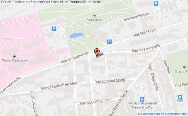 Escalier Indépendant Dit Escalier De Tourneville  Le Havre