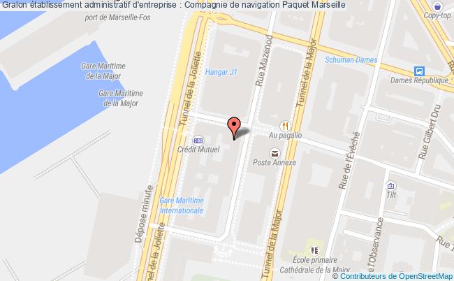 établissement Administratif D'entreprise : Compagnie De Navigation Paquet  Marseille