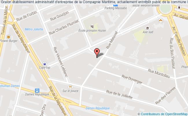 établissement Administratif D'entreprise De La Compagnie Maritime, Actuellement Entrepôt Public De La Commune  Marseille