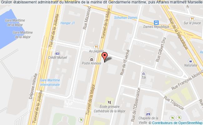 établissement Administratif Du Ministère De La Marine Dit Gendarmerie Maritime, Puis Affaires Maritimes  Marseille