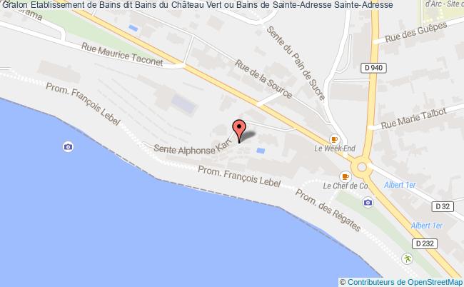 Etablissement De Bains Dit Bains Du Château Vert Ou Bains De Sainte-adresse 