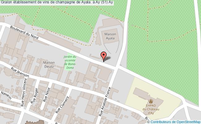 établissement De Vins De Champagne De Ayala. à Ay (51) 