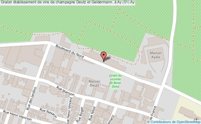 établissement De Vins De Champagne Deutz Et Geldermann. à Ay (51) 