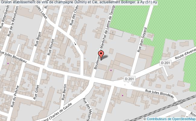 établissement De Vins De Champagne Duminy Et Cie, Actuellement Bollinger. à Ay (51) 