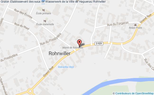 Etablissement Des Eaux Dit Wasserwerk De La Ville De Haguenau  Rohrwiller