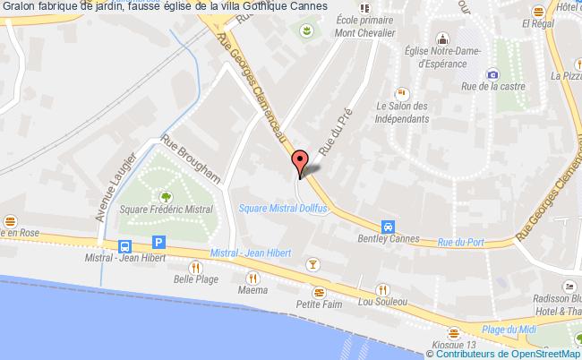 Fabrique De Jardin, Fausse église De La Villa Gothique  Cannes