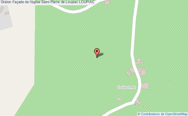 Façade De L'église Saint-pierre De Loupiac 