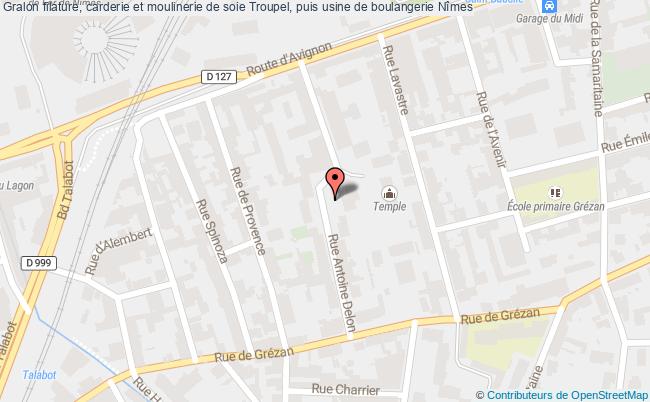 Filature, Carderie Et Moulinerie De Soie Troupel, Puis Usine De Boulangerie  Nîmes