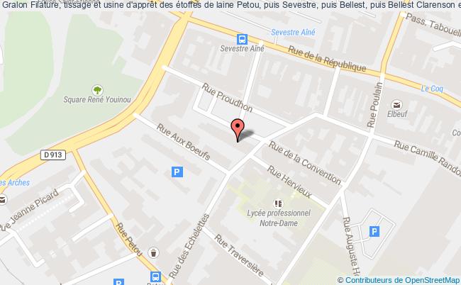 Filature, Tissage Et Usine D'apprêt Des étoffes De Laine Petou, Puis Sevestre, Puis Bellest, Puis Bellest Clarenson Et Lebret Sa, Puis Clarenson.  Elbeuf