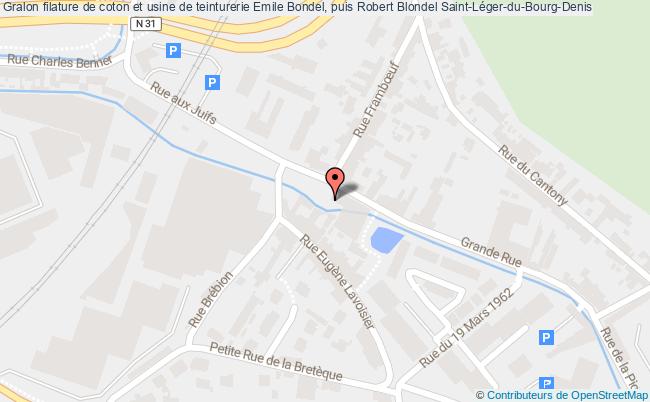 Filature De Coton Et Usine De Teinturerie Emile Bondel, Puis Robert Blondel  Saint-léger-du-bourg-denis