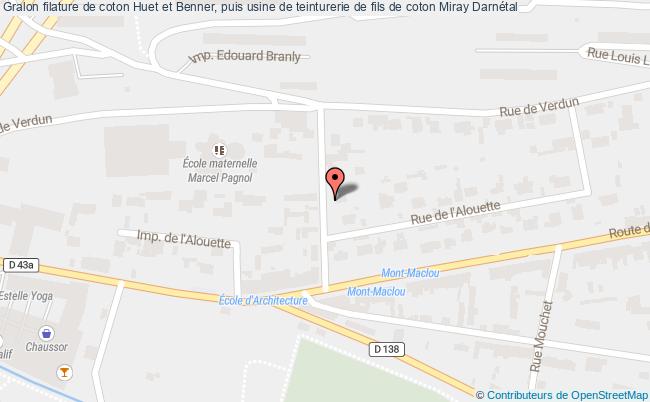 Filature De Coton Huet Et Benner, Puis Usine De Teinturerie De Fils De Coton Miray  Darnétal