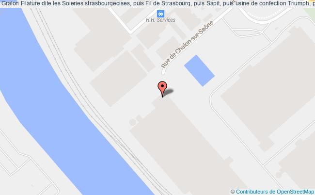 Filature Dite Les Soieries Strasbourgeoises, Puis Fil De Strasbourg, Puis Sapit, Puis Usine De Confection Triumph, Puis Entrepôt Commercial 