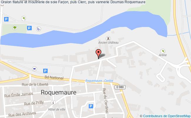 Filature Et Moulinerie De Soie Farjon, Puis Clerc, Puis Vannerie Doumas  Roquemaure