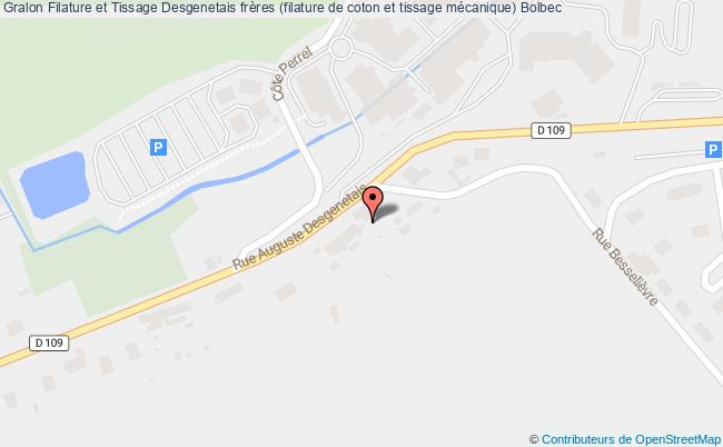 Filature Et Tissage Desgenetais Frères (filature De Coton Et Tissage Mécanique)  Bolbec