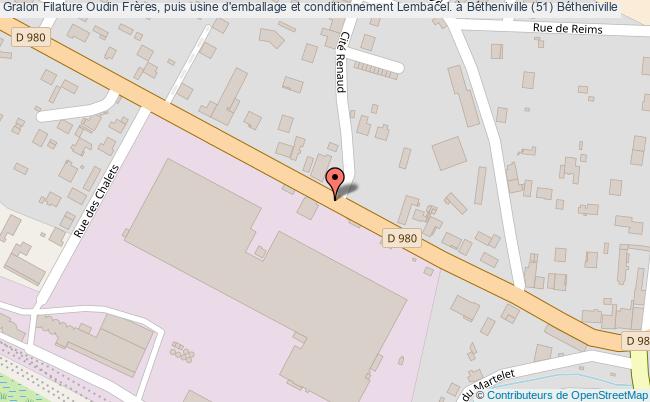 Filature Oudin Frères, Puis Usine D'emballage Et Conditionnement Lembacel. à Bétheniville (51) 