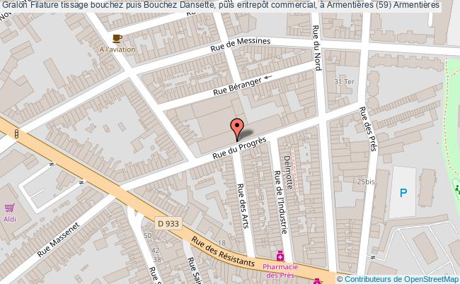 Filature Tissage Bouchez Puis Bouchez Dansette, Puis Entrepôt Commercial, à Armentières (59) 