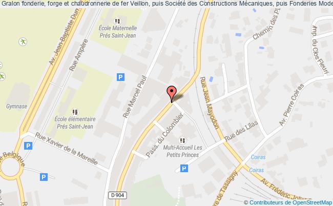 Fonderie, Forge Et Chaudronnerie De Fer Veillon, Puis Société Des Constructions Mécaniques, Puis Fonderies Modernes  Alès