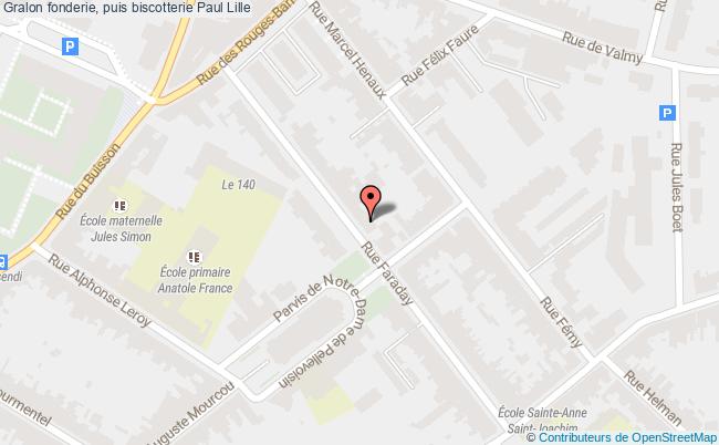 Fonderie, Puis Biscotterie Paul  Lille