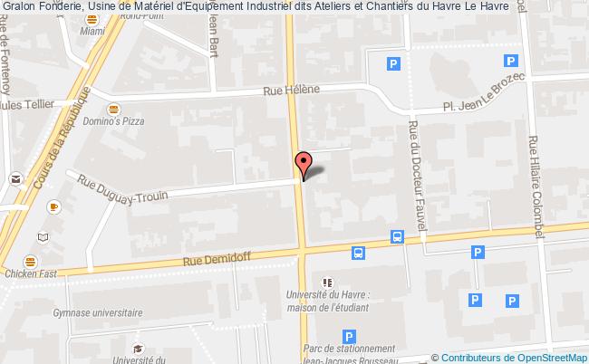 Fonderie, Usine De Matériel D'equipement Industriel Dits Ateliers Et Chantiers Du Havre  Le Havre