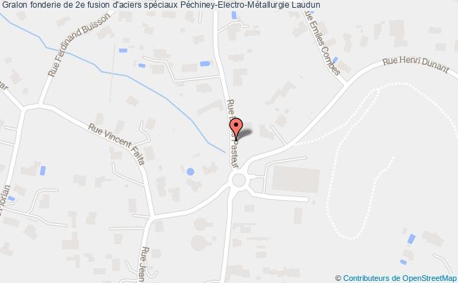 Fonderie De 2e Fusion D'aciers Spéciaux Péchiney-electro-métallurgie  Laudun