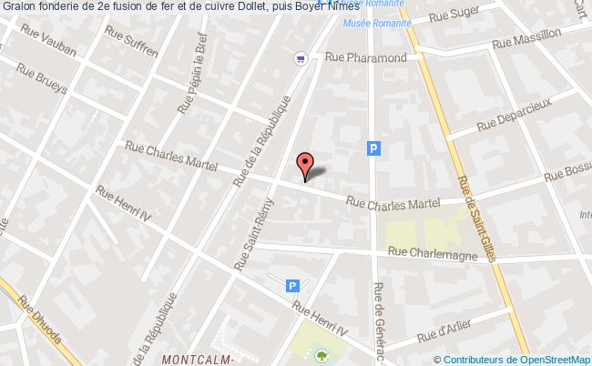 Fonderie De 2e Fusion De Fer Et De Cuivre Dollet, Puis Boyer  Nîmes