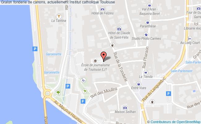 Fonderie De Canons, Actuellement Institut Catholique  Toulouse
