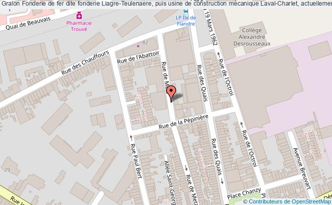 Fonderie De Fer Dite Fonderie Liagre-teulenaere, Puis Usine De Construction Mécanique Laval-charlet, Actuellement Confection Fiévet-lahaye Et Carrosserie Moronval à Armentières (59) 